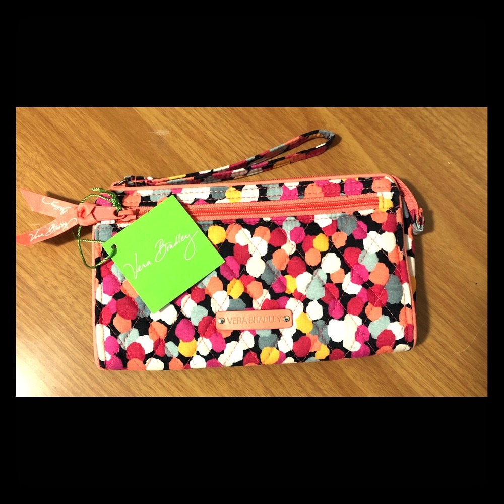 Vera Bradley Front Zip Wristlet NWT
